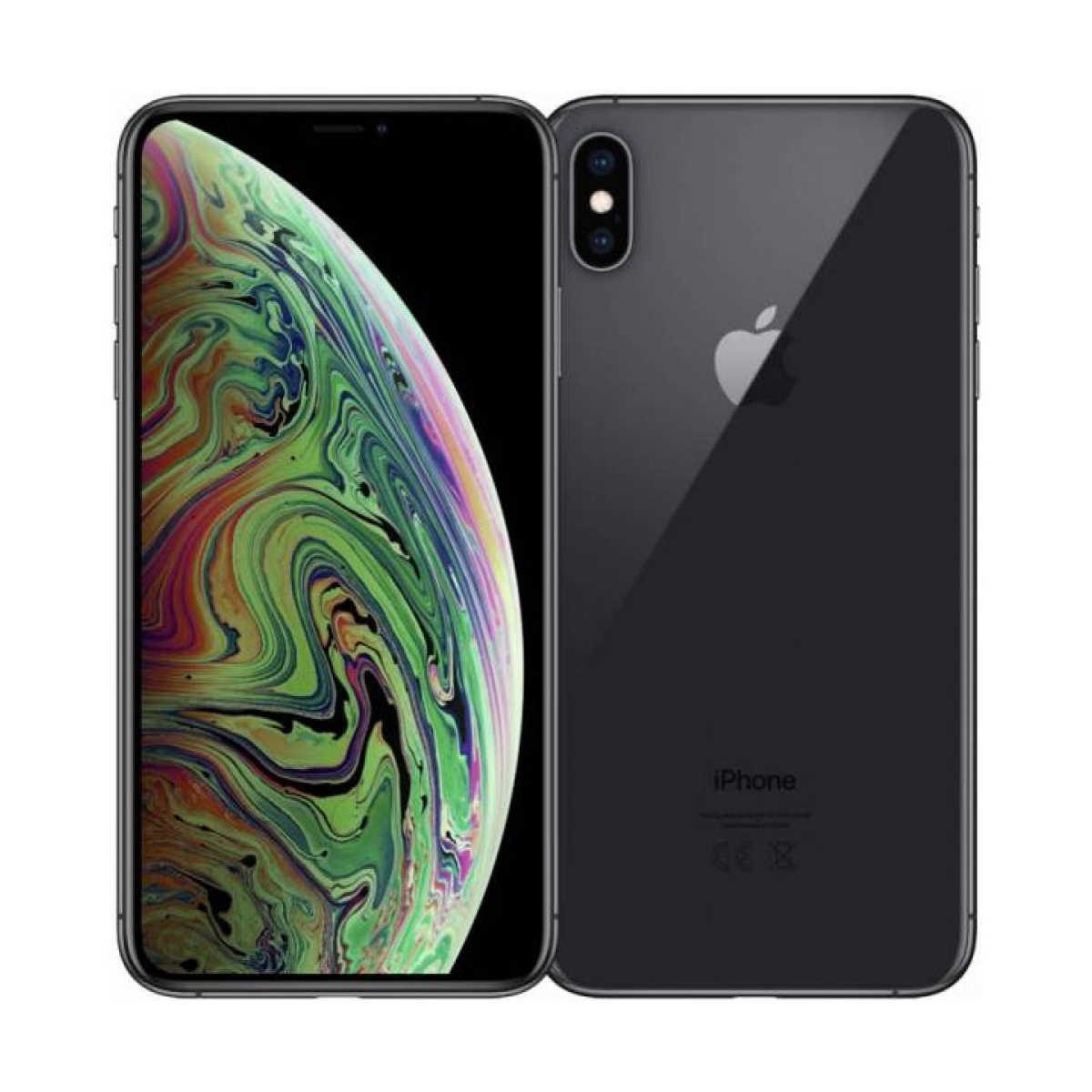 Apple iPhone XS 256GB - Silver with Glass, Case, Power Bank and Watch
